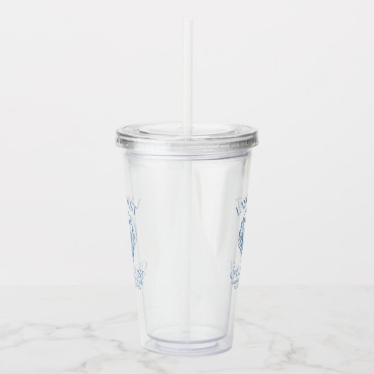 Whimsical letzten Toast an der Küste Acryltrinkbecher (Rechts)