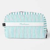 Whimsical letzten Toast auf der türkisfarbenen Ufe Waschbeutel (Vorderseite)