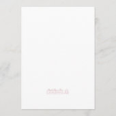 Whimsical Light Blue Hand Drawn Food Wedding Menükarte (Rückseite)