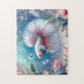 Whimsical Light Pink Betta Fish Puzzle (Vertikal)