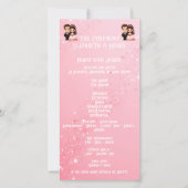 Whimsical Light Pink Wedding Glitzern (Vorderseite)