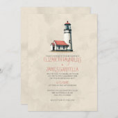 Whimsical Lighthouse Hochzeit Einladungen (Vorne/Hinten)