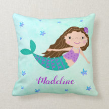 Whimsical Lila Mermaid Starfish Glitzer