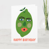 Whimsical Limon CUSTOMIZE IT Karte (Vorderseite)