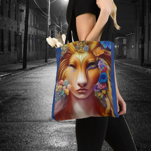 Whimsical Lion Leo Spirit Guide Girls Fantasy Tasche