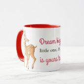 Whimsical Little Deer Tasse (Vorderseite Links)