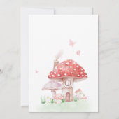 Whimsical Little Fairy Baby Dusche Einladung (Rückseite)