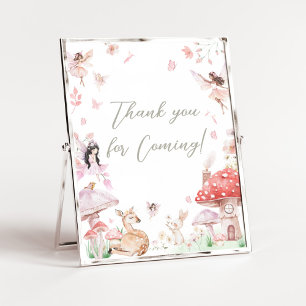 Whimsical Little Fairy Danke, dass du gekommen bis Poster