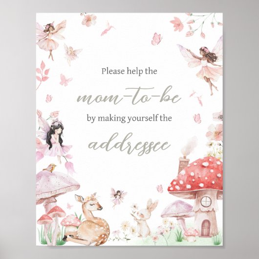 Whimsical Little Fairy Envelope Poster (Vorne)