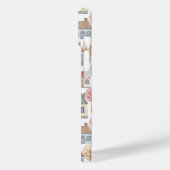 Whimsical Little Houses Illustration Custom Name Case-Mate iPhone Hülle (Rückseite / Links)