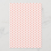 Whimsical Little Love Bug Ladybug 1st Birthday Einladung (Rückseite)