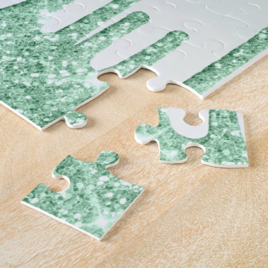 Whimsical Little Mermaids Under Sea Monogram P Puzzle (Seite)