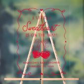 Whimsical Little Sweetheart Baby Shower Welcome Acrylschild (Neutral)