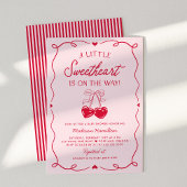 Whimsical Little Sweetheart Valentines Baby Shower Einladung