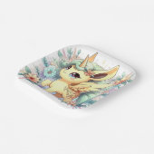 Whimsical Little Unicorn Baby Dusche Pappteller (Gewinkelt)