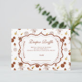 Whimsical Little Universe Baby Show Diapper Raffle Begleitkarte (Stehend Vorderseite)