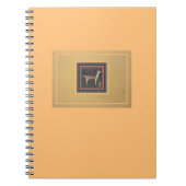 Whimsical Llama Blindnotebook Notizblock (Vorderseite)