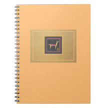 Whimsical Llama Blindnotebook