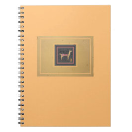 Whimsical Llama Blindnotebook Notizblock