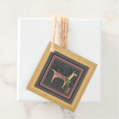 Whimsical Llama Geschenktag Geschenkanhänger (Beispiel)