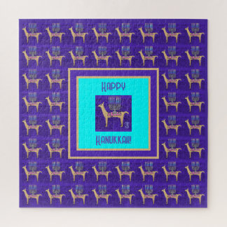 Whimsical Llamas Frohes Chanukka 50x50cm Puzzle