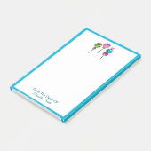 Whimsical Lollypops Post-it Klebezettel (angewinkelt)