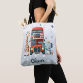 Whimsical London Bus mit Giraffe & Elephant Tasche (Von Nahem)