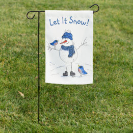 Whimsical Long Legged Snowman