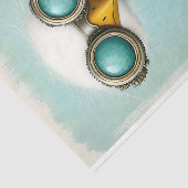 Whimsical Long Neck Bird & Two Boote BS6 Decoupage Seidenpapier (Ausschnitt)