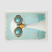 Whimsical Long Neck Bird & Two Boote BS6 Decoupage Seidenpapier (Vorderseite)