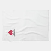 Whimsical Love Quote Geschirrtuch (Horizontal)
