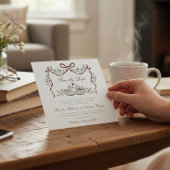 Whimsical Lovebirds Schwan Hochzeit Save the Date
