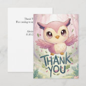 Whimsical Lowl Dankeskarte (Vorne/Hinten)