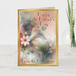 Whimsical Luck of the Irish St Patrick's Day Karte