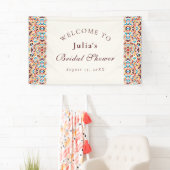 Whimsical Luxury Elfenbein Brautparty im Blumensti Banner (Insitu)