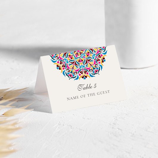 Whimsical Luxury Ivory Floral Style Border Wedding Tischnummer