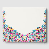 Whimsical Luxus Elfenbein Blumenstrauß Hochzeit Gästebuch (Rückseite)