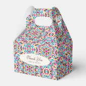 Whimsical Luxus Elfenbein Blumenstrauß Hochzeit Geschenkschachtel (Vorderseite)