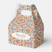 Whimsical Luxus Elfenbein Blumenstrauß Hochzeit Geschenkschachtel (Vorderseite)