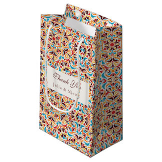 Whimsical Luxus Elfenbein Blumenstrauß Hochzeit Kleine Geschenktüte