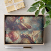 Whimsical Mad Hatter March Hare Tea Decoupage Seidenpapier (Geschenk)