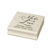 Whimsical Made with Liebe for Business Gummistempel (Stempel)