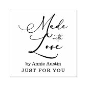 Whimsical Made with Liebe for Business Gummistempel (Prägung)