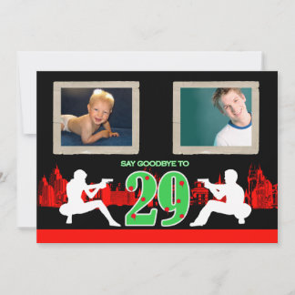 Whimsical Mafia Style 30. Geburtstag Party Einladu Einladung