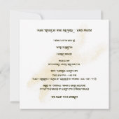 Whimsical Magic Fairy Post Child Party Einladung (Rückseite)