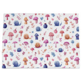 Whimsical Magic Garden Muster Große Geschenktasche Große Geschenktüte (Vorderseite)