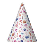 Whimsical Magic Garden Muster Party Hat Partyhütchen (Links)