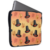 Whimsical Magic Hats mit Herbstleaven Laptopschutzhülle (Vorne Rechts)