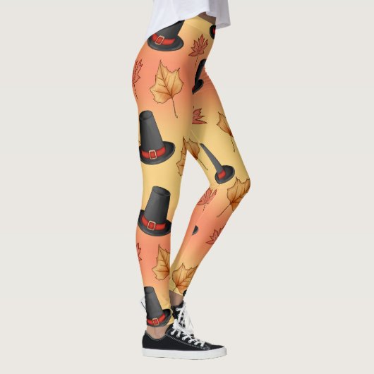 Whimsical Magic Hats mit Herbstleaven Leggings (Rechts)