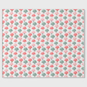 Whimsical Magic Niedlich farbenfrohe Pilze Geschenkpapier (Flach)